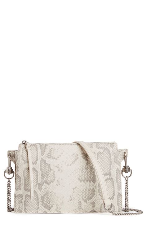 guess fake snake leather bag|snake embossed crossbody bag.